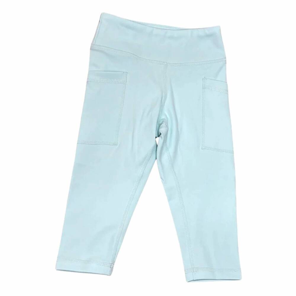 NEW LULU BEBE kid's active leggings in mint